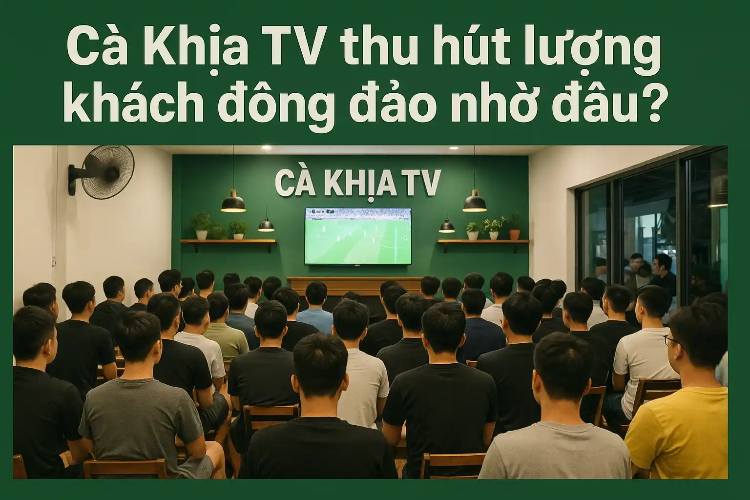 Cà Khịa TV thu hút lượng khách đông đảo nhờ đâu?