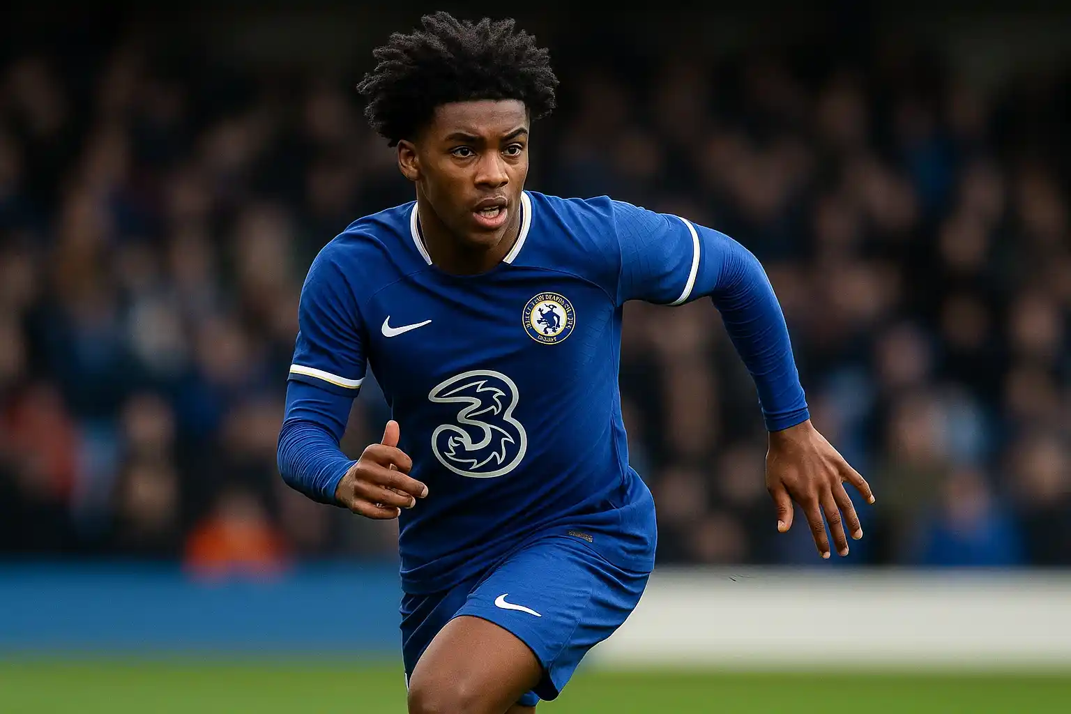 Rio Ngumoha tung hoành trong màu áo xanh Chelsea