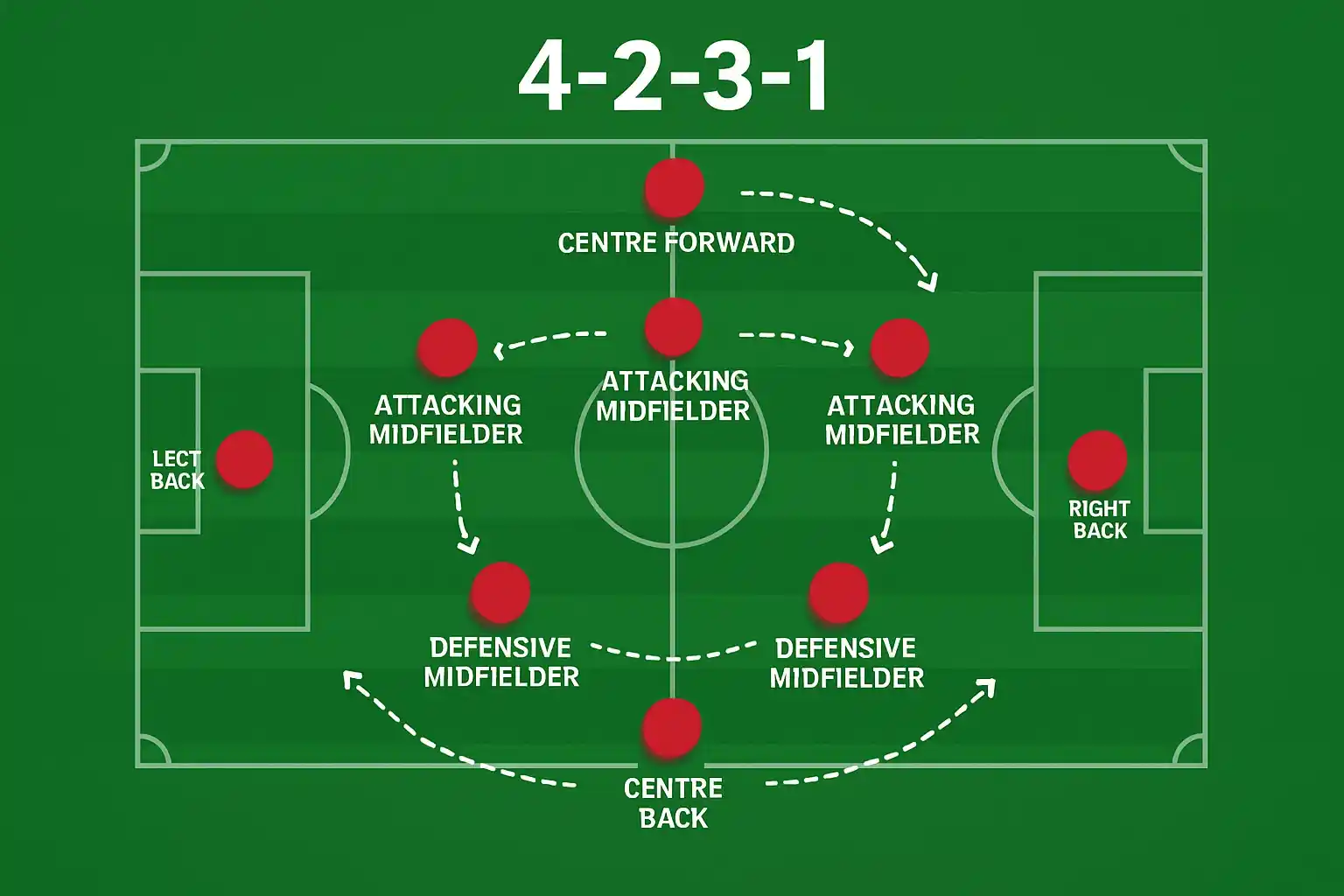 Triển khai sơ đồ 4-2-3-1 giúp đội bóng kiểm soát trận đấu